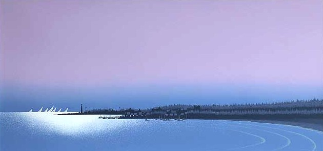キース・レイノルズの絵画作品　タイトルは、 ルミナコーヴ